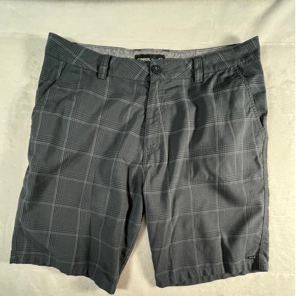 O'Neill Other - O'Neill Mens 36 Shorts Gray Plaid 9" inseam